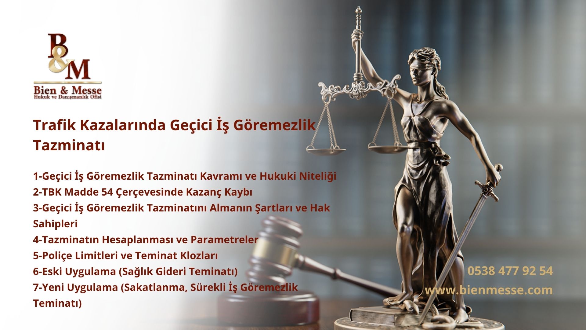 Trafik Kazalarında Geçici İş Göremezlik Tazminatı