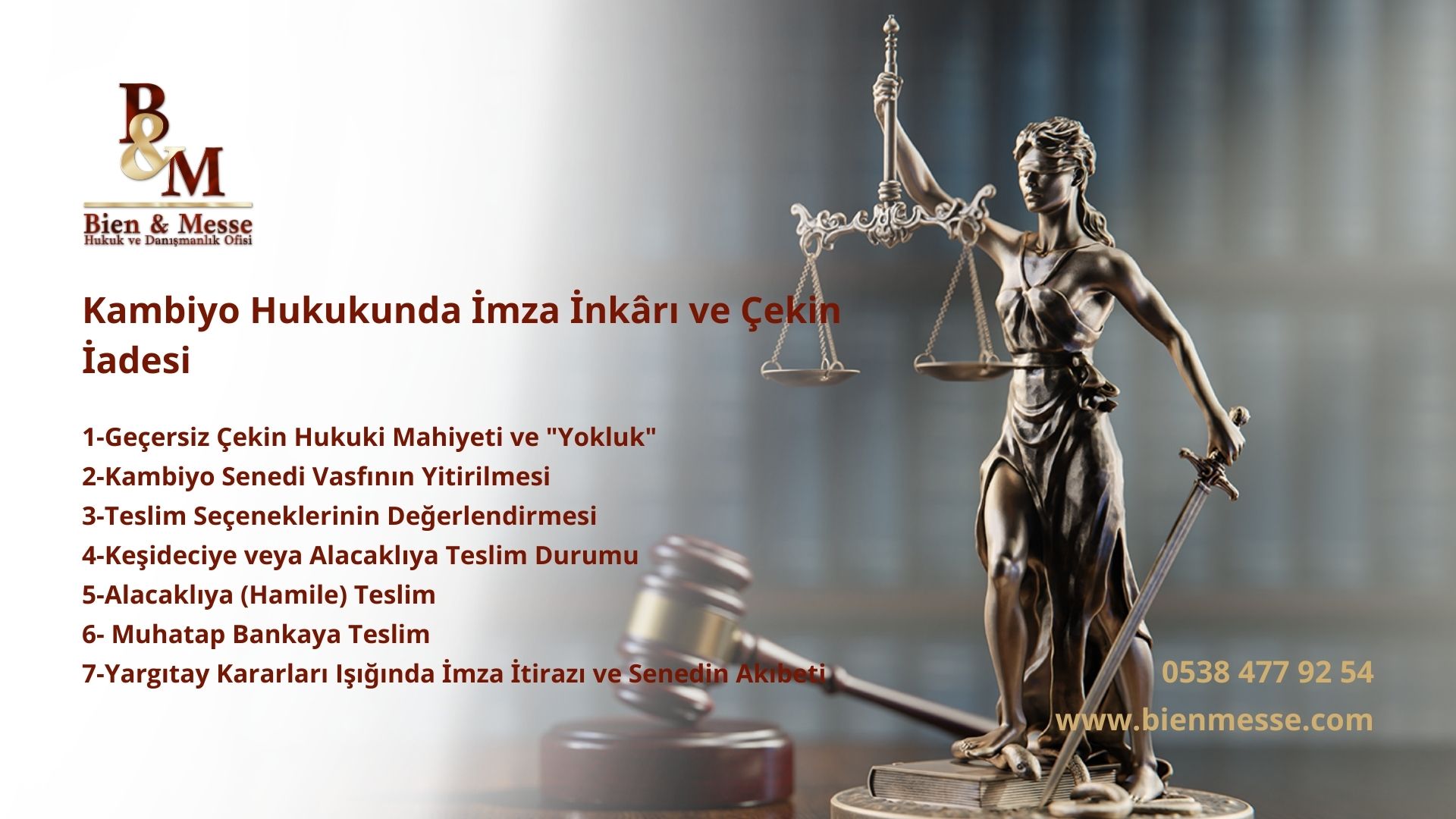 Kambiyo Hukukunda İmza İnkârı ve Çekin İadesi