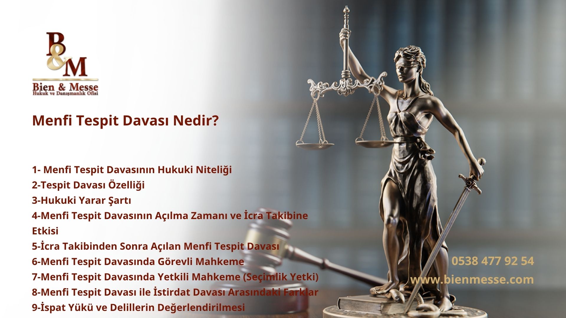 Menfi Tespit Davası Nedir?
